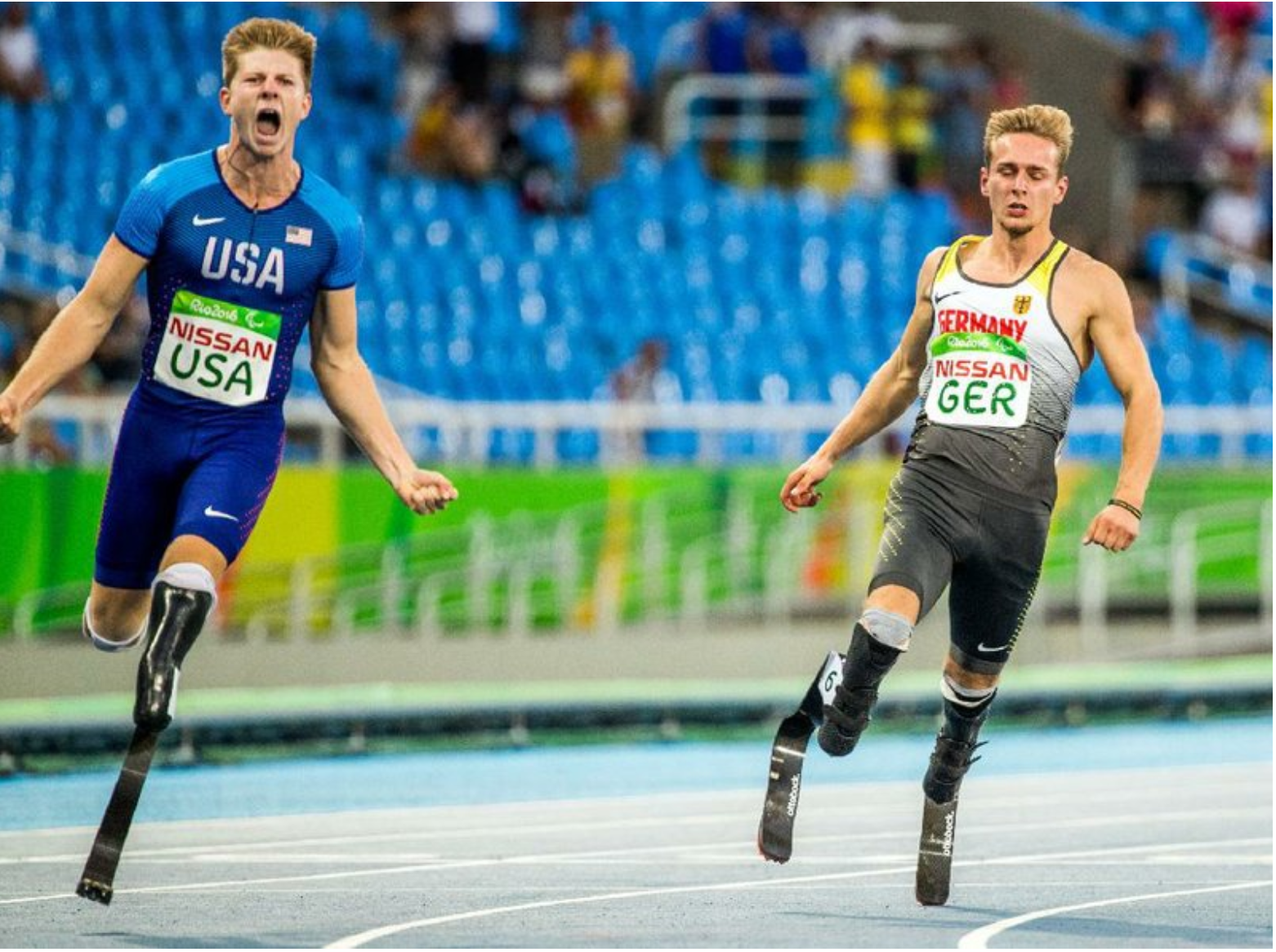 UA runner appears on 'Ellen', receives gift for trip to Paralympics